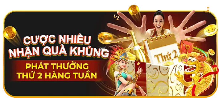 Hình ảnh kho báu, đồng tiền vàng và phần thưởng lớn trong game săn cá TD88, biểu thị jackpot.